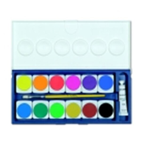 Lyra Lyra NonToxic Watercolor Paint Set; Set 12 1371063 Zoro